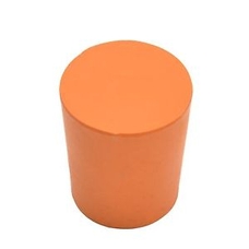 Red Rubber Stoppers: Solid - 13mm - Pack of 10